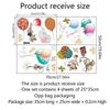 New Cartoon Animal Balloon Children's Room Bedroom Entrance Wall Beautification Decorative  Stickers