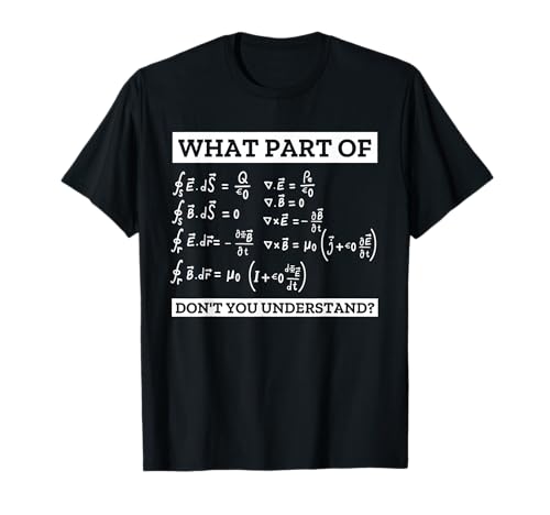 

Maxwell Equation School Mathematics Physicist Teacher Graduation T-Shirt