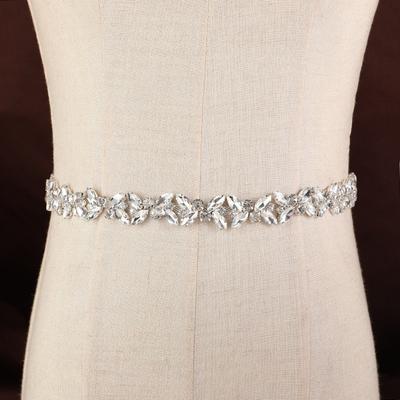 Handgefertigter Perlen-Strass-Hochzeitskleid-Klebeband-Siegel Strass-Brautschmuck