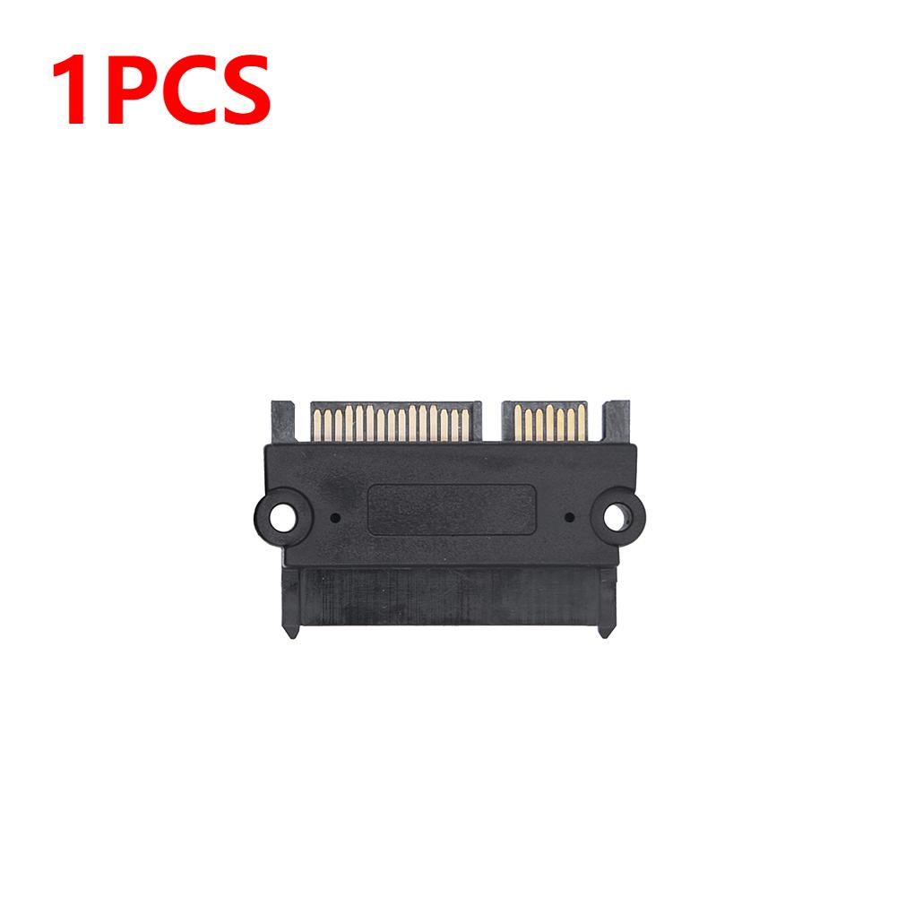 

1-10PCS SATA Male To Female Power Data Converter 22Pin 7+15 Male To Female Power Data Adapter SATA To SATA Adapter