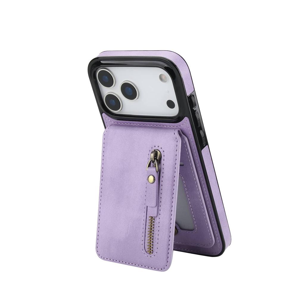 Magnetic 2-in-1 Detachable Wallet Case for iPhone 17 Pro Max/Air/17 Pro, Flip Kickstand Cover with Card Holder for Women Men