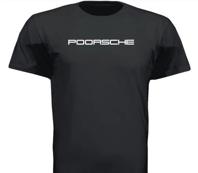 Poorsche Lustiges Parodie T-Shirt Tshirt 911 993 Tee Sport Rennsport Geschenk Papa Turbo