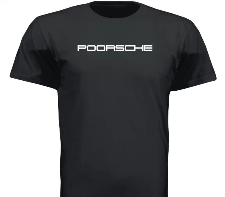 Poorsche Funny Parody T Shirt Tshirt 911 993 Tee Sport Racing Gift Dad Turbo XS