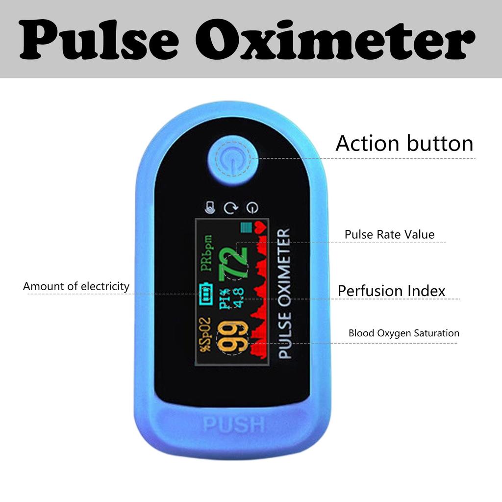 Gemstone Style, Full Range Of Blood Oxygen Saturation, Fingertip Oxygen, Finger Clip Monitor