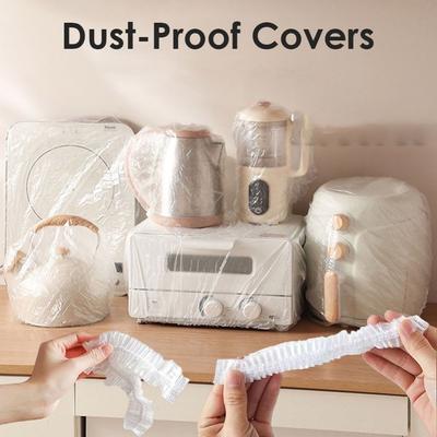 10Pcs Transparent Plastic Cover Generic Appliance Protective Covers New Dustproof Cover