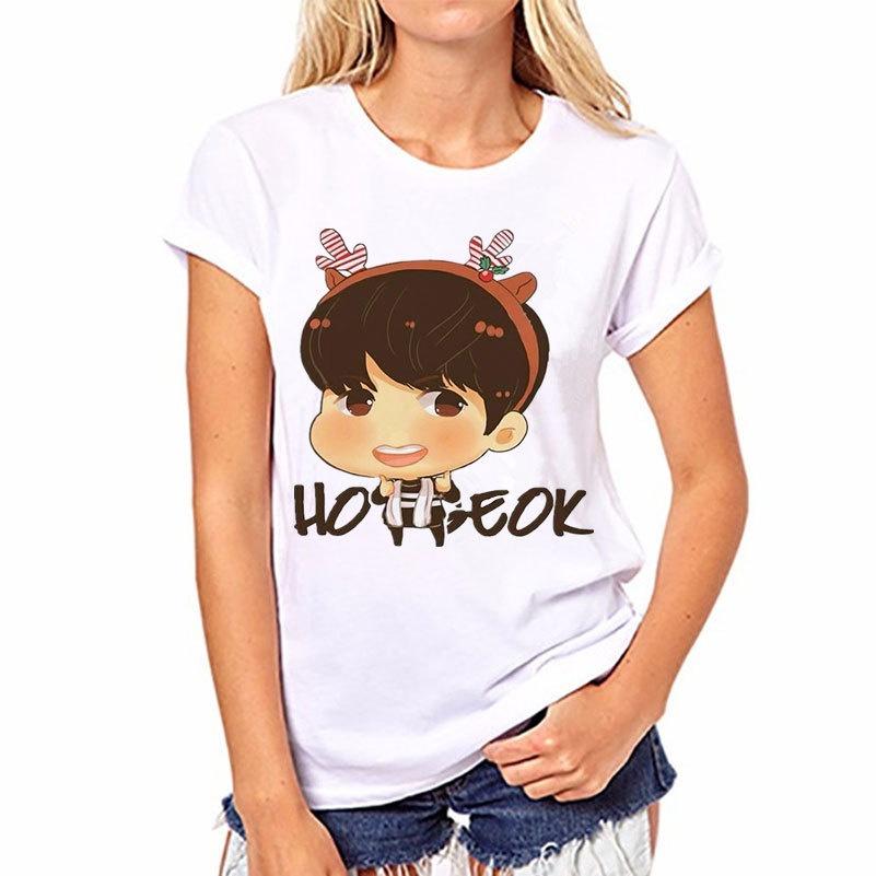 Bangtan Kpop Bts Boys Short Sleeve Women Tops Tshirts Jin Jimin Suga Jhope Rm