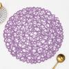 Tappetino Resistente al Calore Antiscivolo per Tavola da Pranzo Set Lavabile Decorativo Intrecciato Sottobicchieri Tappetini Protettivi per Ciotole per Cucina di Casa Esterno