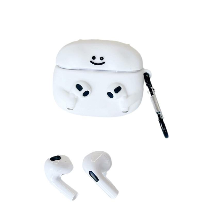 Korea Cute Little Monster Smile Earphone Case for Airpods Pro 2 Soft Bluetooth Headset Cover for Airpods 3 1 2 Silica Gel