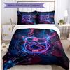 Set Lenzuola Trabzonspor FC Stampato 3 Pezzi Copripiumino Traspirante con Federe Biancheria da Letto Decorativa per Camera da Letto Casa