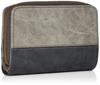 Hamnett Domestic Tanned Leather Hand Scratch Pattern Middle Bill Compartment Gray [Catherine London] SCRUB" (vegetable Tanned) 490-50601