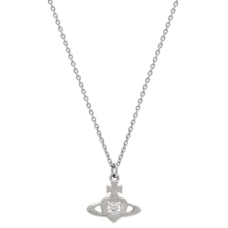 

Vivienne Westwood Classic Design Silver Necklace Women necklace 630203H601P102 Basic Packaging-Dust Bag+Box