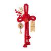 Housewarming Decor: Fu Character Door Handle Pendant Knot for New Home Ceremony
