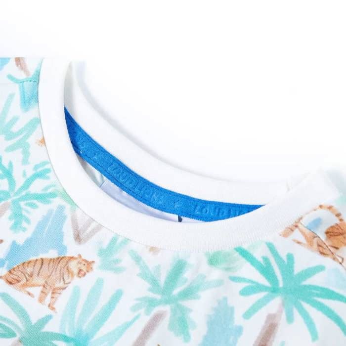 Ecrufarbenes T-Shirt für Kinder 92/104/116/128/140