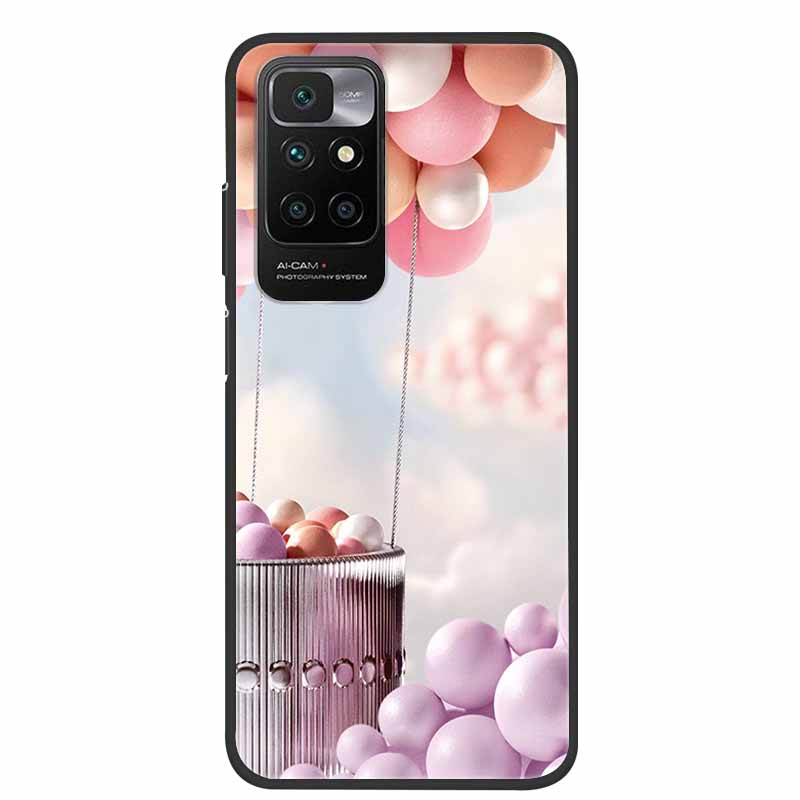 Für Xiaomi Redmi 10 Hülle Stoßfest Weiches Silikon TPU Rückabdeckung Für Xiaomi Redmi10 Handyhüllen Redmi 10 Prime 2022 Süße Cartoon