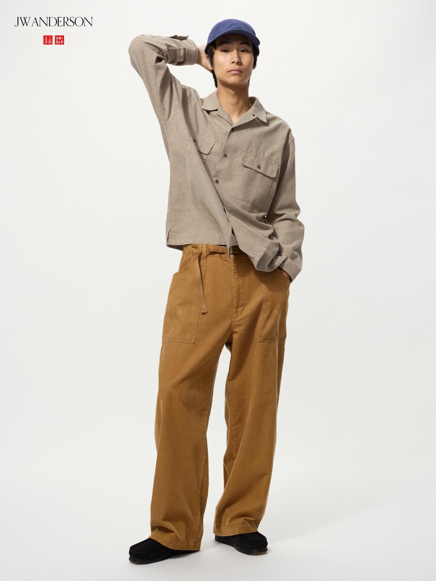 

Вельветовые рабочие брюки Uniqlo 34 BROWN/XS