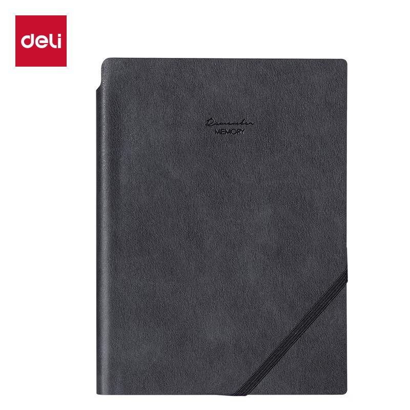 Deli 22215 Leather Notebook