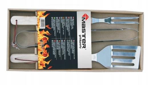 Set of Accessories and Grilling Utensils, Steel, 3 Pcs.