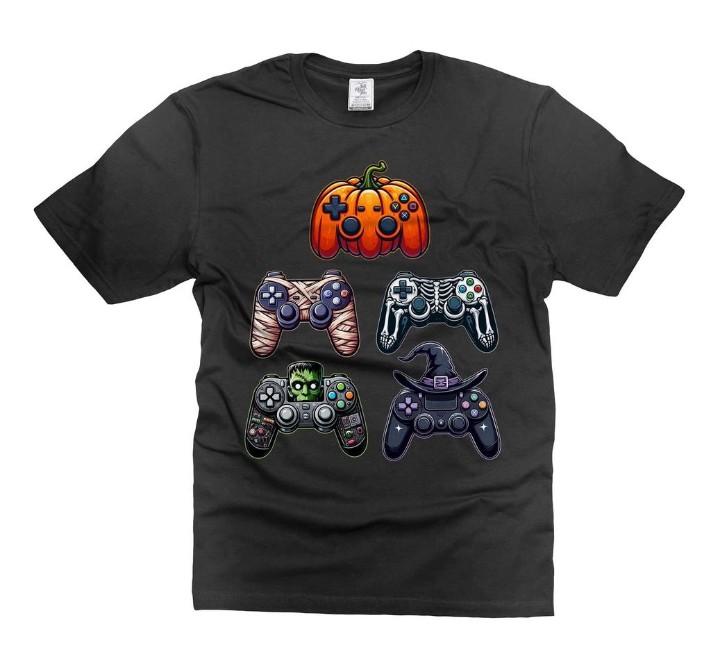 Halloween Controller T-shirt, Halloween Gaming Shirt Spooky Video Game T-shirt