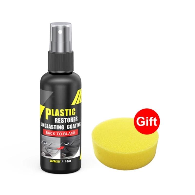 

High Gloss Car Plastic Revitalizer Ceramic Coating Automotive Rubber & Plastic Restore Solution for Car Motorcycles