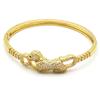 European and American Retro New Leopard Bracelet Exaggerated Trend Zircon Leopard Opening Bracelet