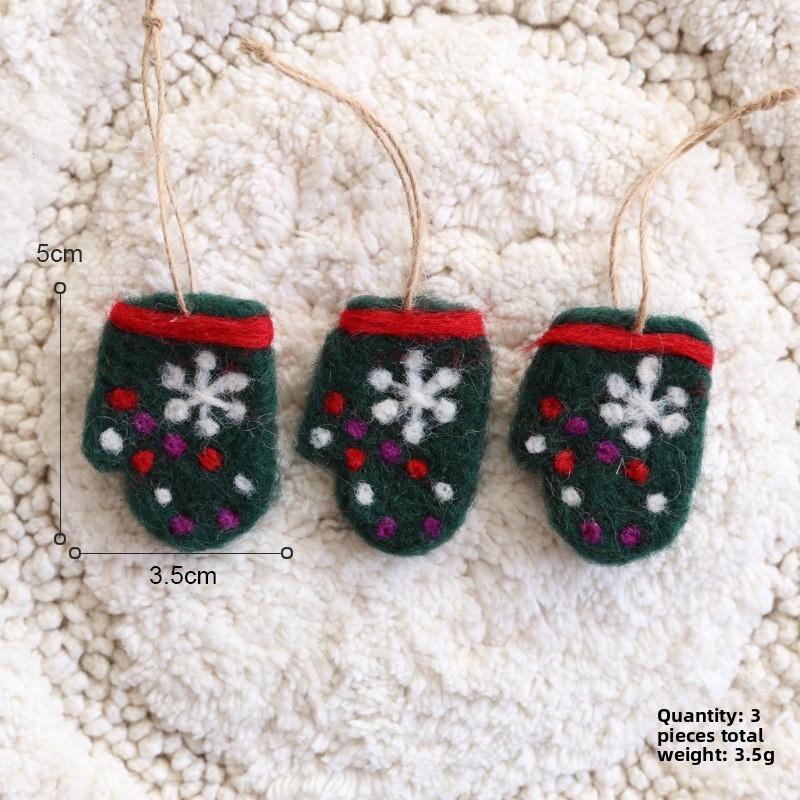 Felt Christmas Decorations With Cartoon Style For Festive Tree