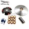 High Performance KOSO Variator Kit with Roller Weights Drive Pulley for GY6 50cc 139QMB 139QMA Dio 50 ZX AF28 Scooter Moped ATV