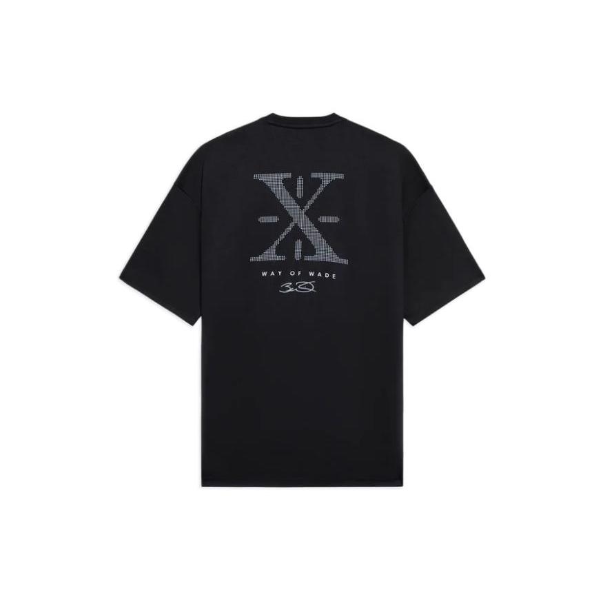 Li Ning T Shirts Men's Black Crew Neck Moderate AHSS429-1