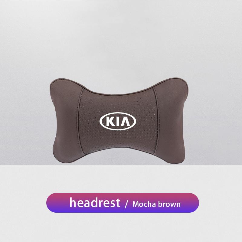 BBEG3 1Pcs Car Seat Headrest Neck Support Pillow Soft Pad For KIA RIO Ceed EV6 EV9 Stinger Forte Niro K9 K5 Soul Sorento Cerato Optima