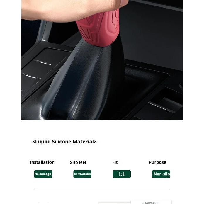 For Volkswagen Tacqua Car Silicone Automatic Gear Shift Knob Cover Tasteless Antislip Shifter Knob Protective Cover