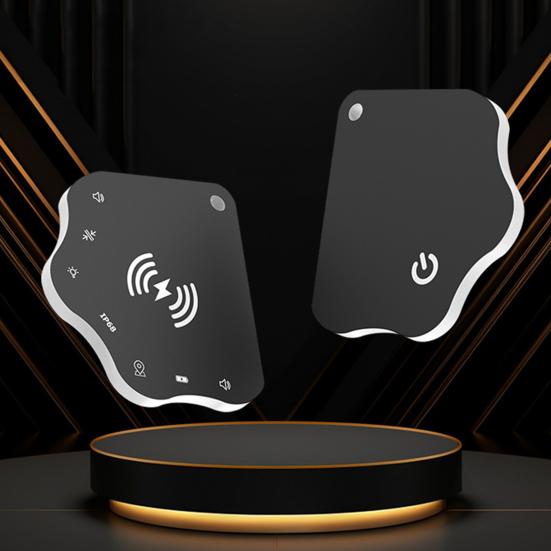 Smart Wallet Tracker Card IP68 Waterproof Ultra-Thin GPS Item Finder Locator Wireless Rechargeable Luggage