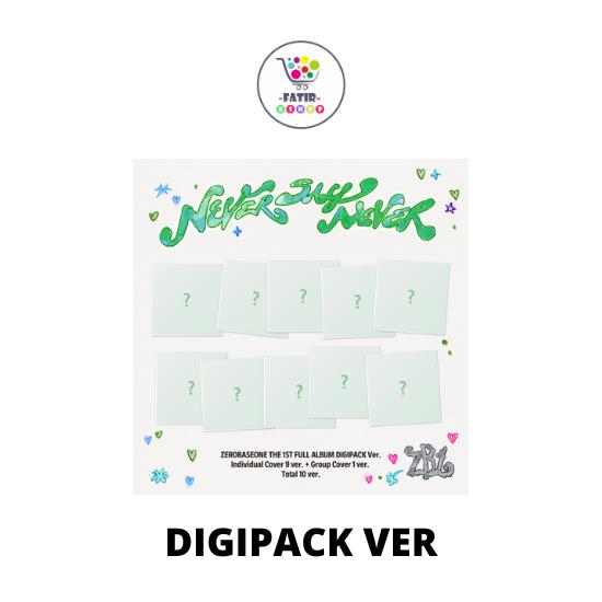 DIGIPACK Ver ZEROBASEONE THE 1st Full Album NEVER SAY NEVER