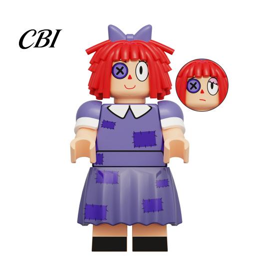 Figure ispirate agli anime 8 Pezzi Personaggi del Circo Cartoni Animati, Modello Animazione in PVC, Decorazione da Scrivania Collezionabile per Casa Ufficio, Set Regalo per Fan