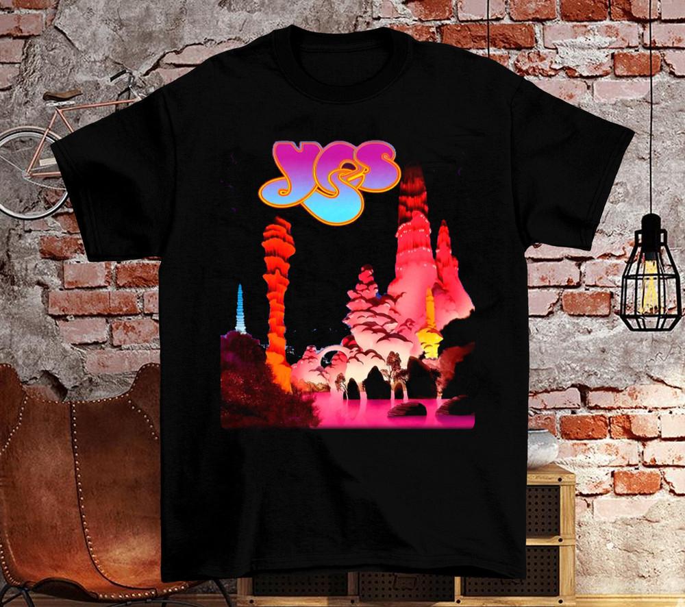 

YES Band Live in Philadelphia 1979 Short Sleeve Cotton Black Men s Shirt Unisex T-Shirt XXXL