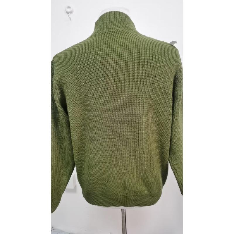 Men's V Neck Knit Pullover Sweater, Solid Color Long Sleeve Top, Fall Winter Loose Versatile Knitwear