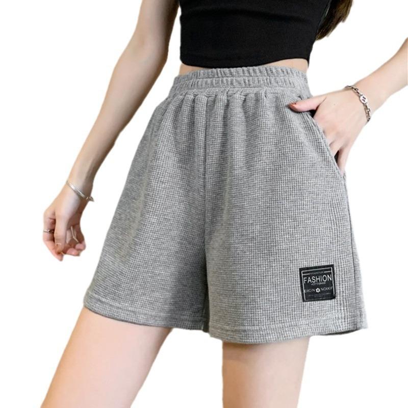 Casual Shorts Women's Summer Thin Loose Casual Large Size Wide Leg High Waist a Word Sports Hot Pants Pajama Pants Girls Lower