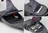 Men's Crossbody Outdoor Chest Bag: Trendy, Wear-Resistant, Waterproof, and Fashionable Single Shoulder Bag