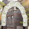 DIY Wedding Road Lead 3D Fake Flower Backdrop Versatile Use Arched Door Flower Row  Party Supplies