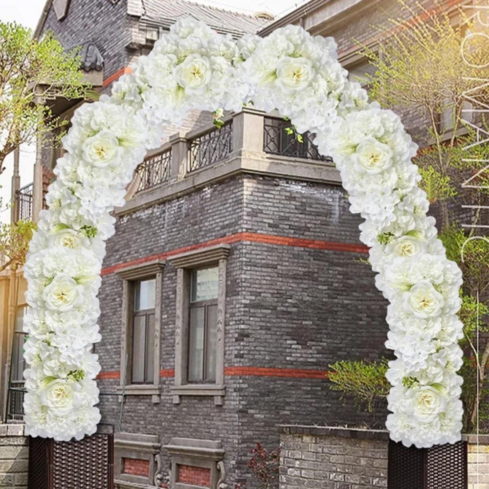 DIY Wedding Road Lead 3D Fake Flower Backdrop Versatile Use Arched Door Flower Row Party Supplies
