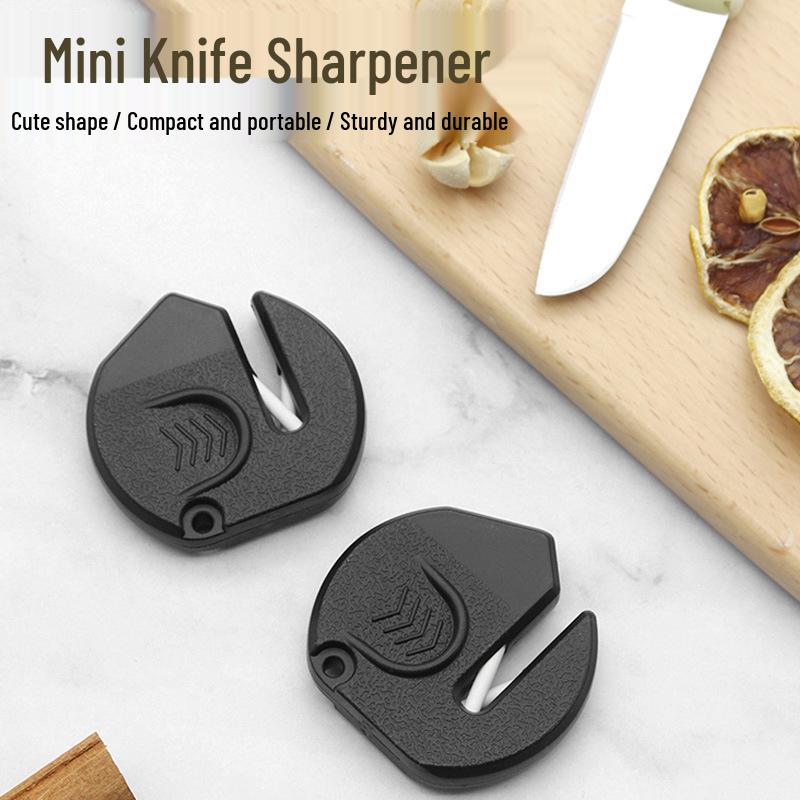 Portable Mini Whetstone: Quick Ceramic Sharpener for Outdoors