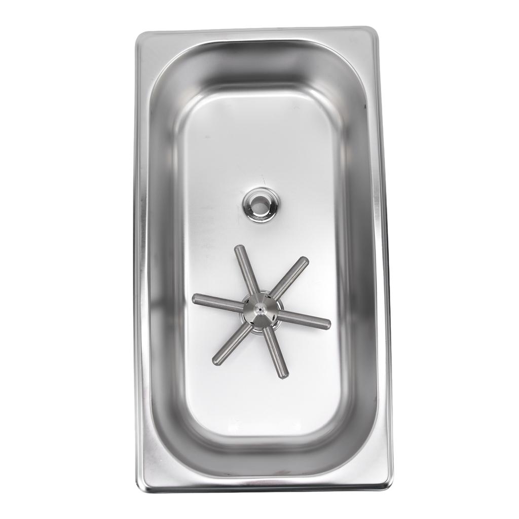 Płukanka do szkła ze stali nierdzewnej Bar podkładka pod kubek szklany automatyczny obrót środek do czyszczenia kubków do kawiarni