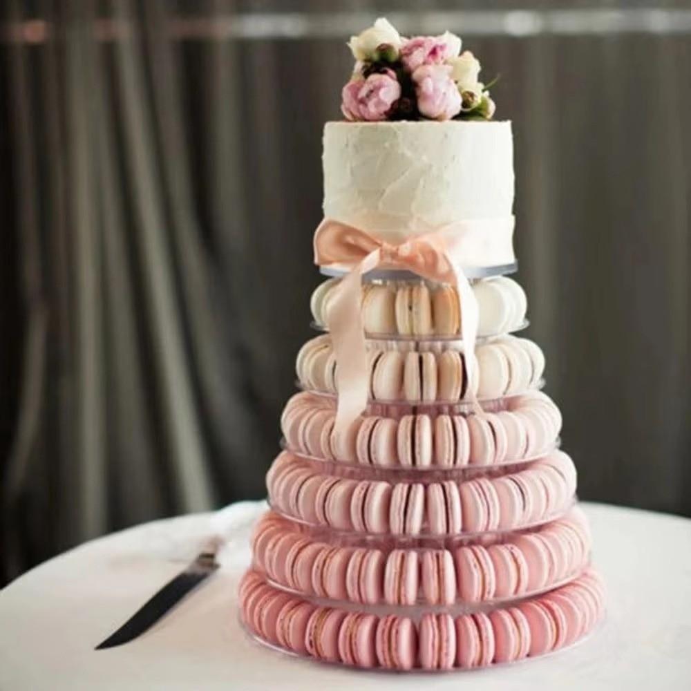 Transparent Cake Display Rack Lightweight Dessert Display Rack Macaron Tower Stand Wedding Party