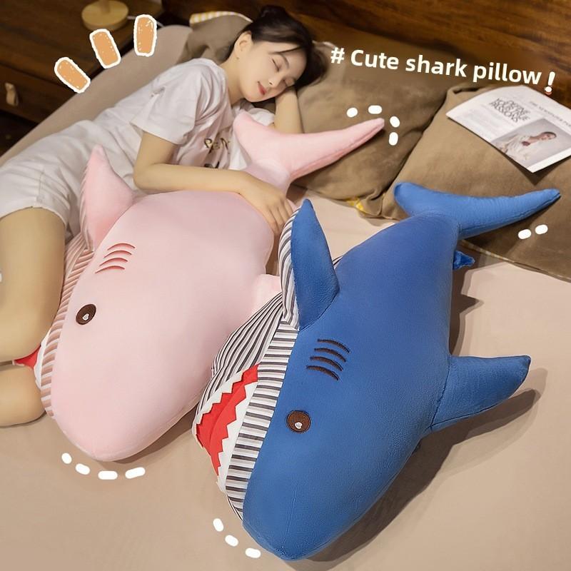 Shark Plush Toy Cartoon Soft Stuffed Animal For Kids Birthday Gift