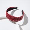 4cm Wide Headband Imitation Rattan Head Hoop Simple Style Hair Band Nonslip Knotted Headdress Hair Accessories For Women