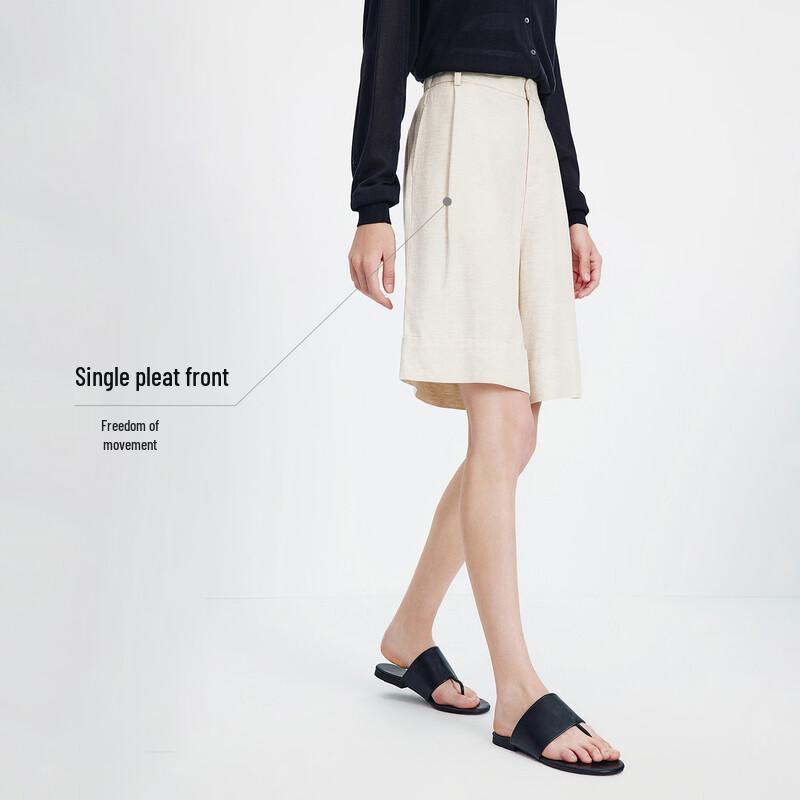 Navigare Women's Loose Wide-Leg Shorts