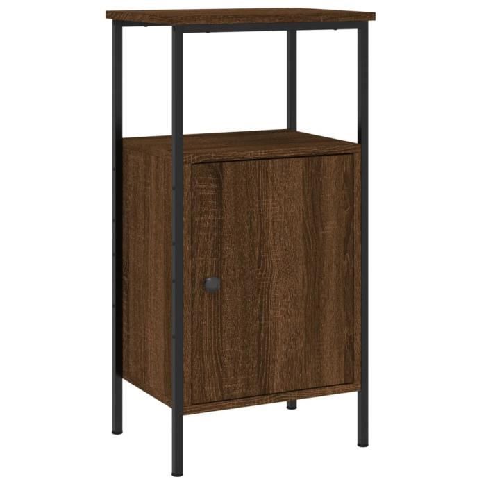 VidaXL Table de chevet chêne marron 41x31x80 cm bois d'ingénierie 825931