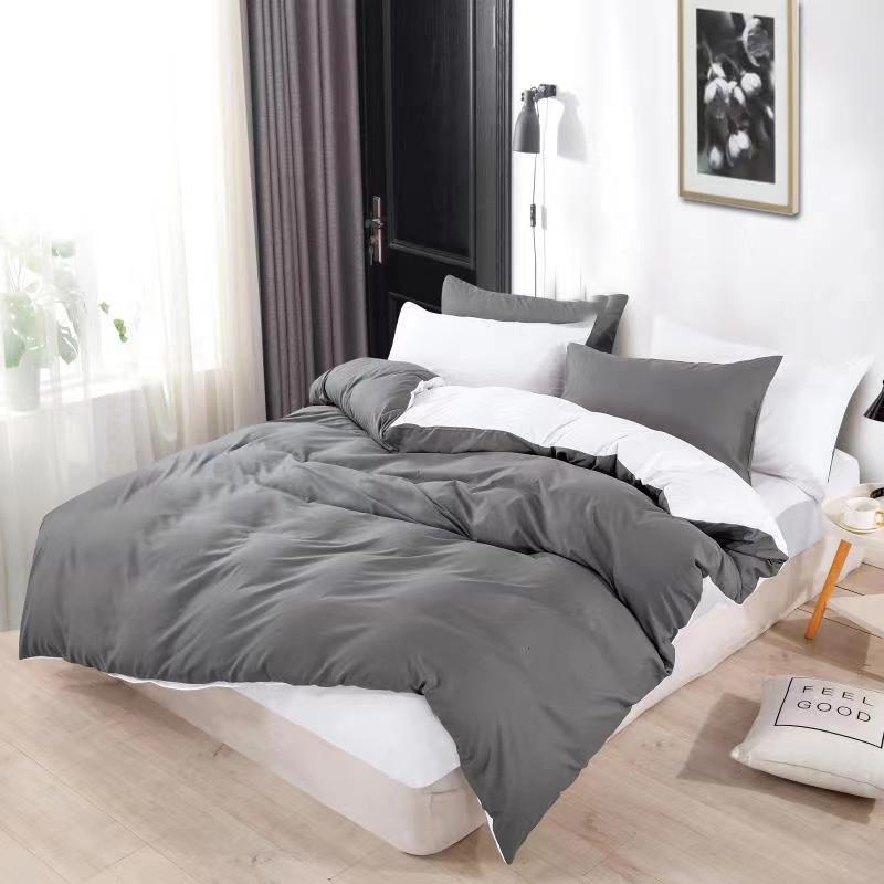 Bedding Set 200x220 Cm Pink Graphite Double-sided 3-piece Set Hit