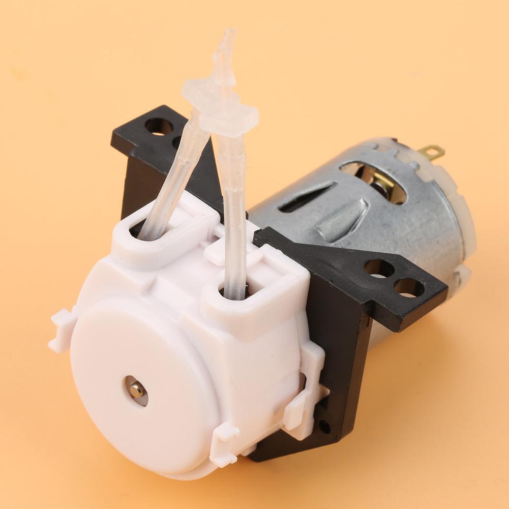 Pompa dozująca DIY Głowica rurki perystaltycznej do analizy chemicznej w laboratorium akwariowym (biały12v 1*3)