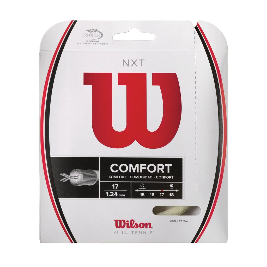 Wilson NXT 17 Tennis String (1.24mm) WRZ942900 Multifilament Gut, Single String