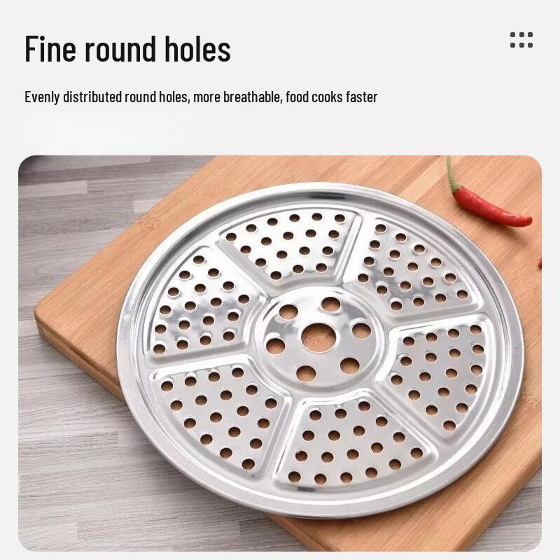 Tuofang Stainless Steel Steamer Rack & Plate