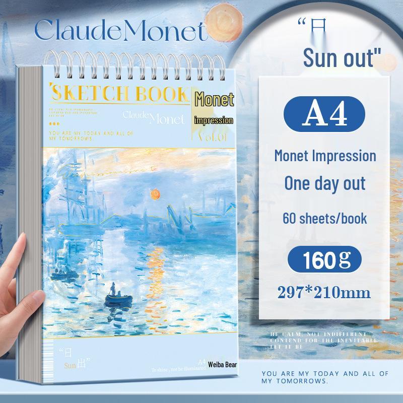 Premium Hardcover Detachable Sketchbook for Art Students with Thick Drawing Paper